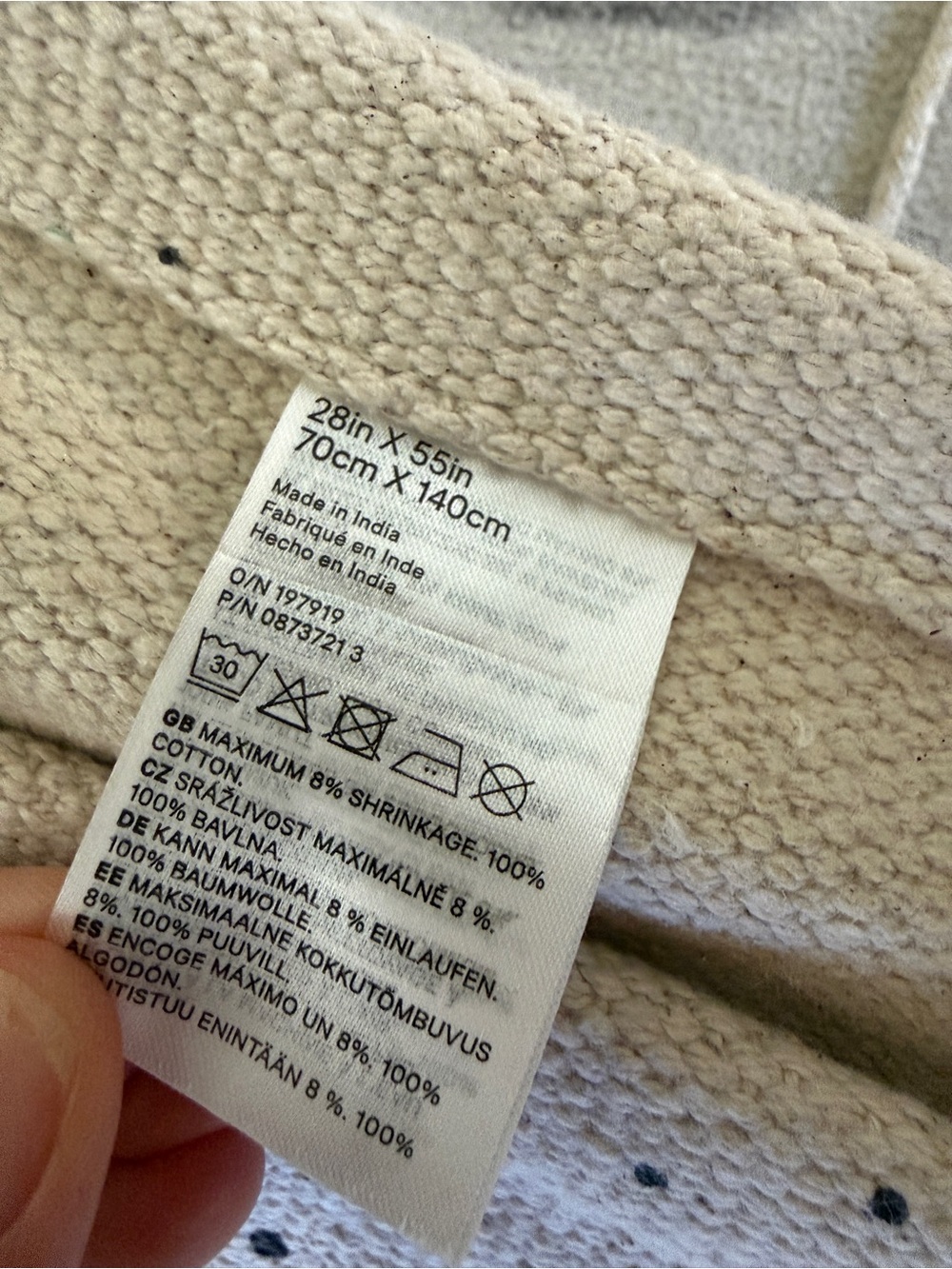 NWT! H&M Hopscotch Kids Runner Rug - Picture 5 of 5